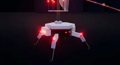 A Jammer machine with a tall antenna array